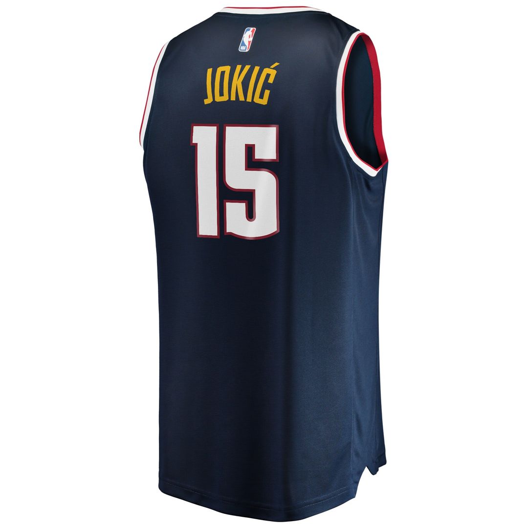 Denver Nuggets Nikola Jokic Fanatics Fast Break Player Jersey - Icon Edition - Navy