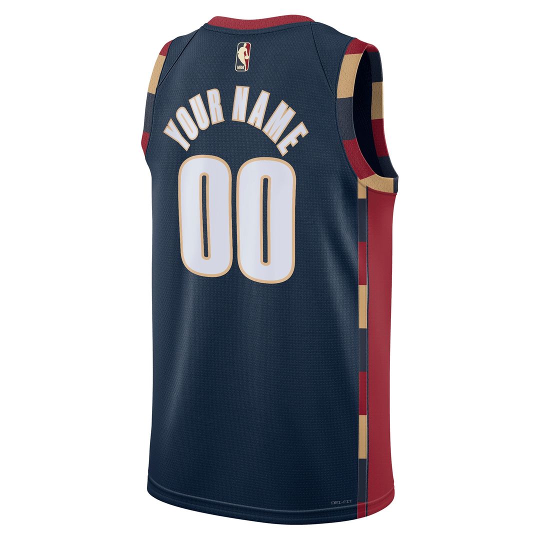Cleveland Cavaliers Nike Unisex Swingman Custom Jersey - Classic Edition - Navy
