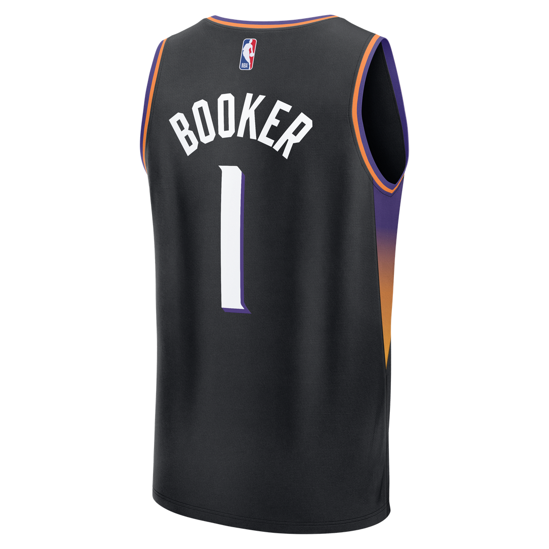 Phoenix Suns Devin Booker Fanatics Youth Fast Break Jersey - Statement Edition - Black
