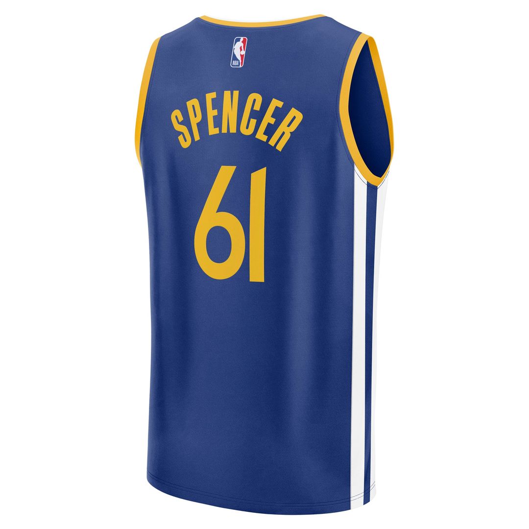 Golden State Warriors Pat Spencer Fanatics Fast Break Replica Player Jersey - Icon Edition - Royal