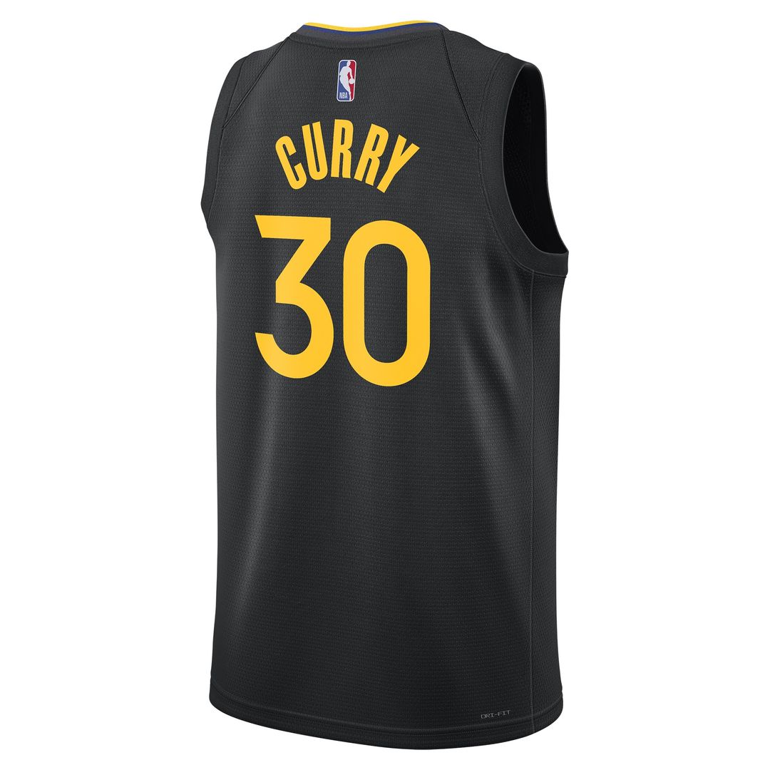 Golden State Warriors Stephen Curry Jordan Brand Unisex 2024/25 Swingman Jersey - Statement Edition - Black