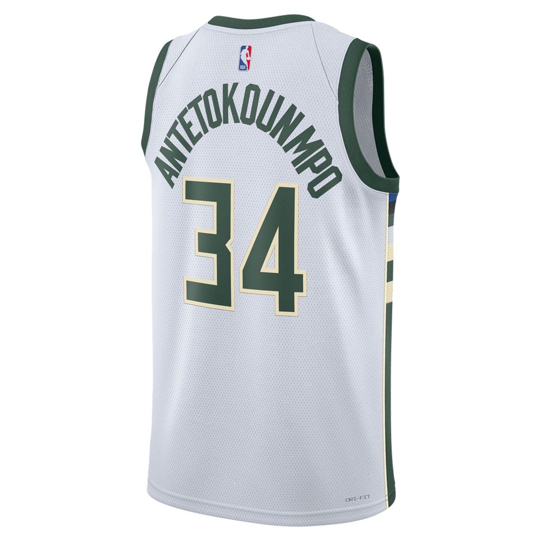 Milwaukee Bucks Giannis Antetokounmpo Nike Unisex Swingman Jersey - Icon Edition - Hunter Green