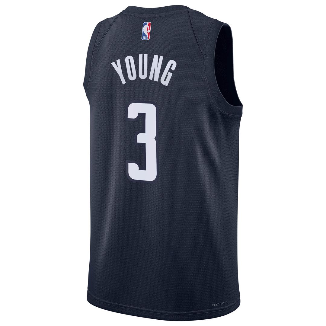 Washington Wizards Trae Young Jordan Brand Unisex Swingman Jersey - Statement Edition - Navy