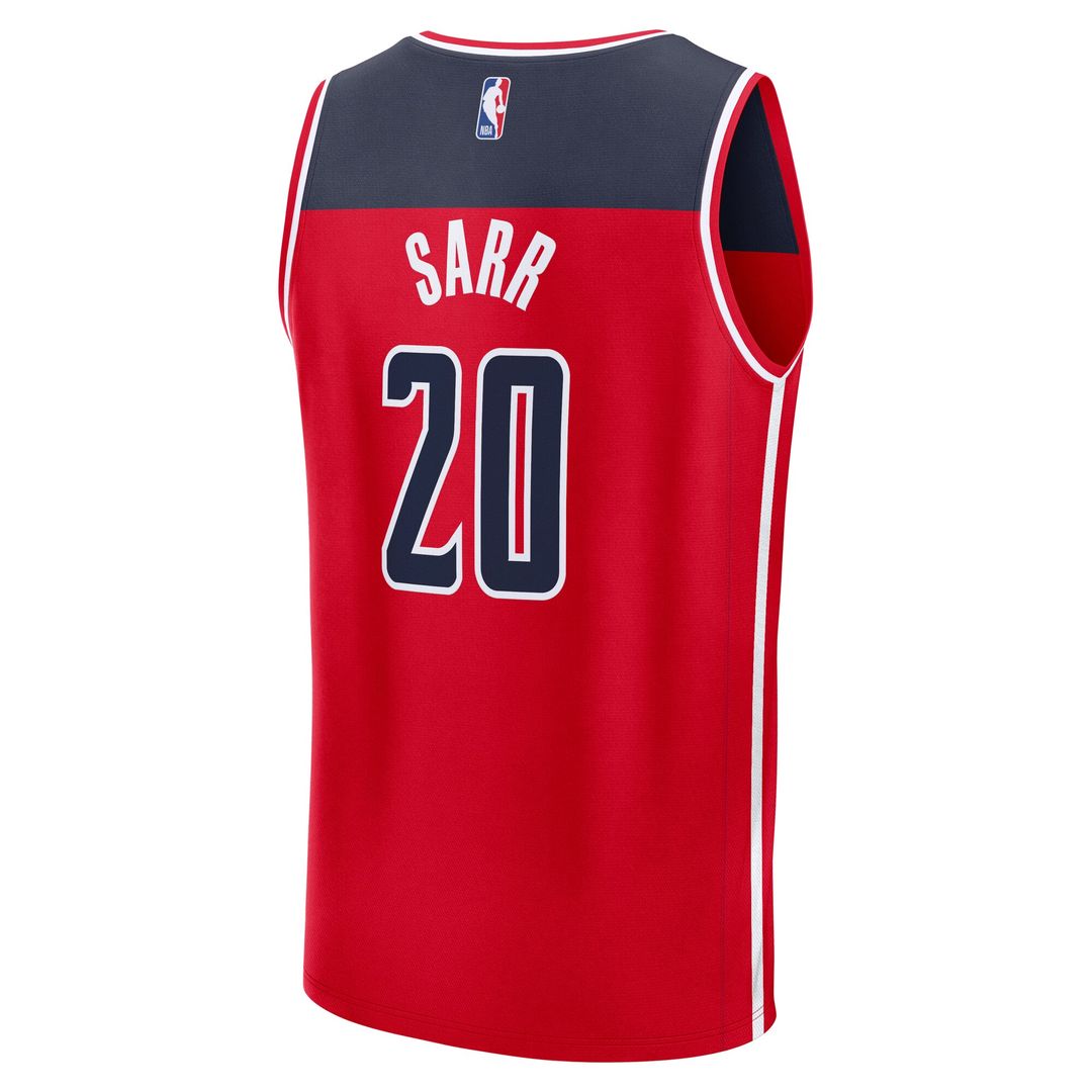 Washington Wizards Alex Sarr Fanatics Fast Break Replica Jersey - Icon Edition - Red