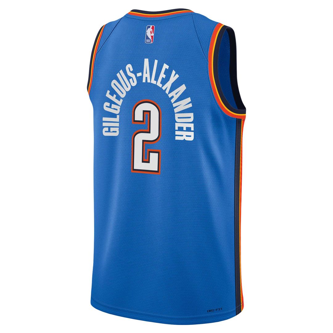 Oklahoma City Thunder Shai Gilgeous - Alexander Nike Youth Swingman Jersey - Icon Edition - Blue