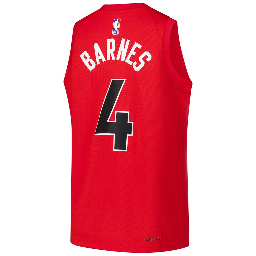 Toronto Raptors Scottie Barnes Nike Youth Swingman Jersey - Icon Edition - Red