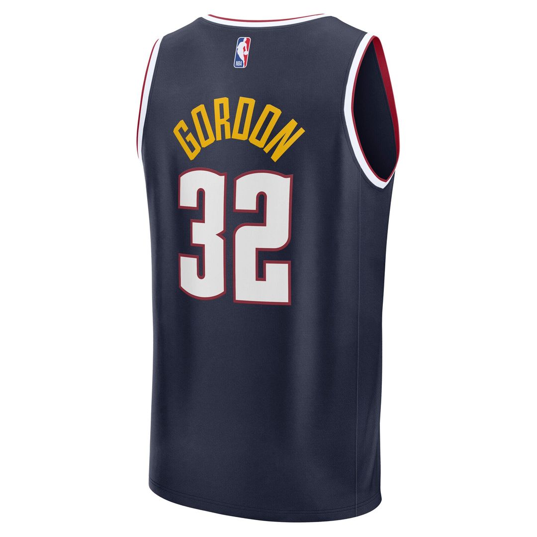 Denver Nuggets Aaron Gordon Fanatics Fast Break Replica Jersey - Navy - Icon Edition