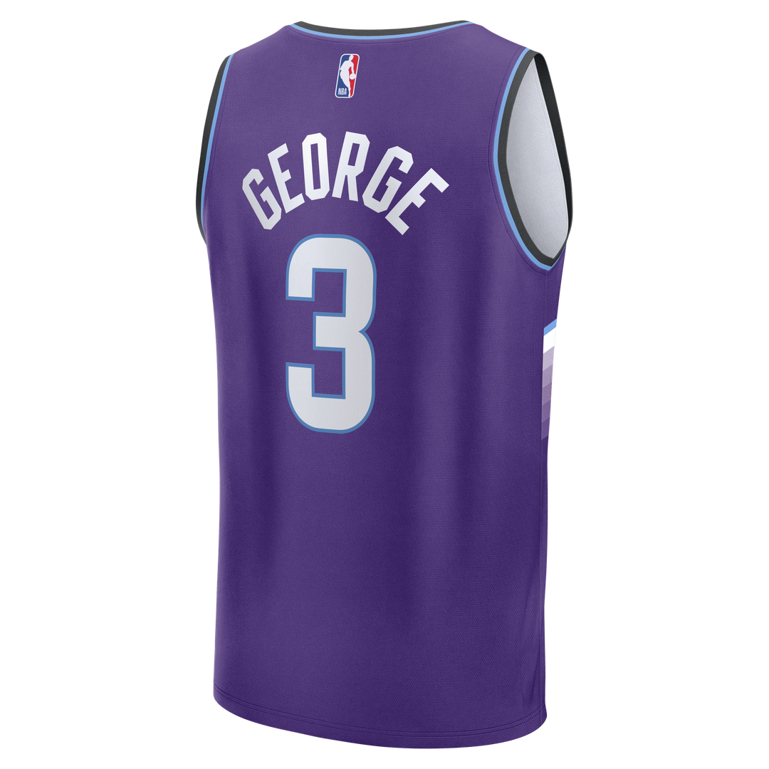Utah Jazz Keyonte George Fanatics Fast Break Replica Jersey - Purple - Icon Edition