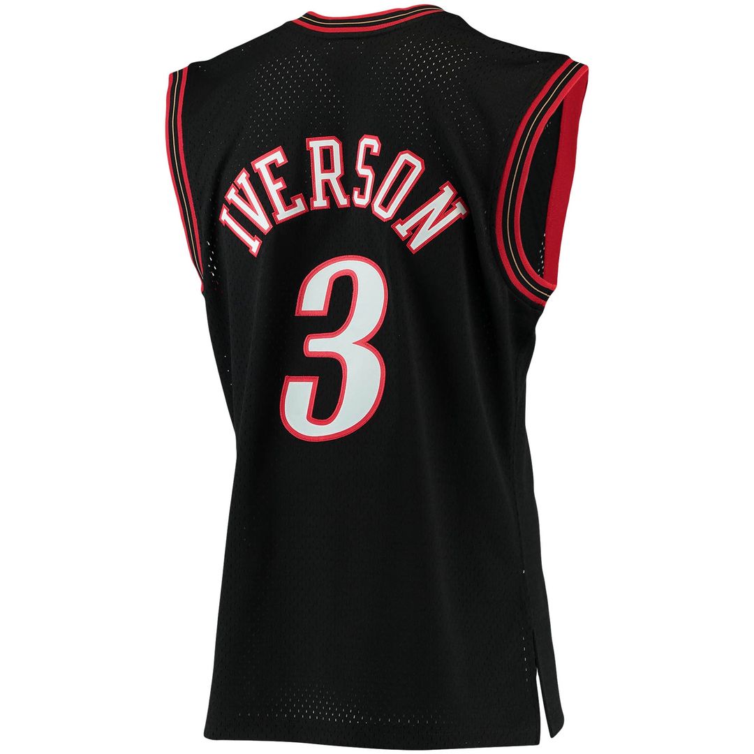 Philadelphia 76ers Allen Iverson Mitchell & Ness 1996/97 Big & Tall Hardwood Classics Swingman Jersey - Red