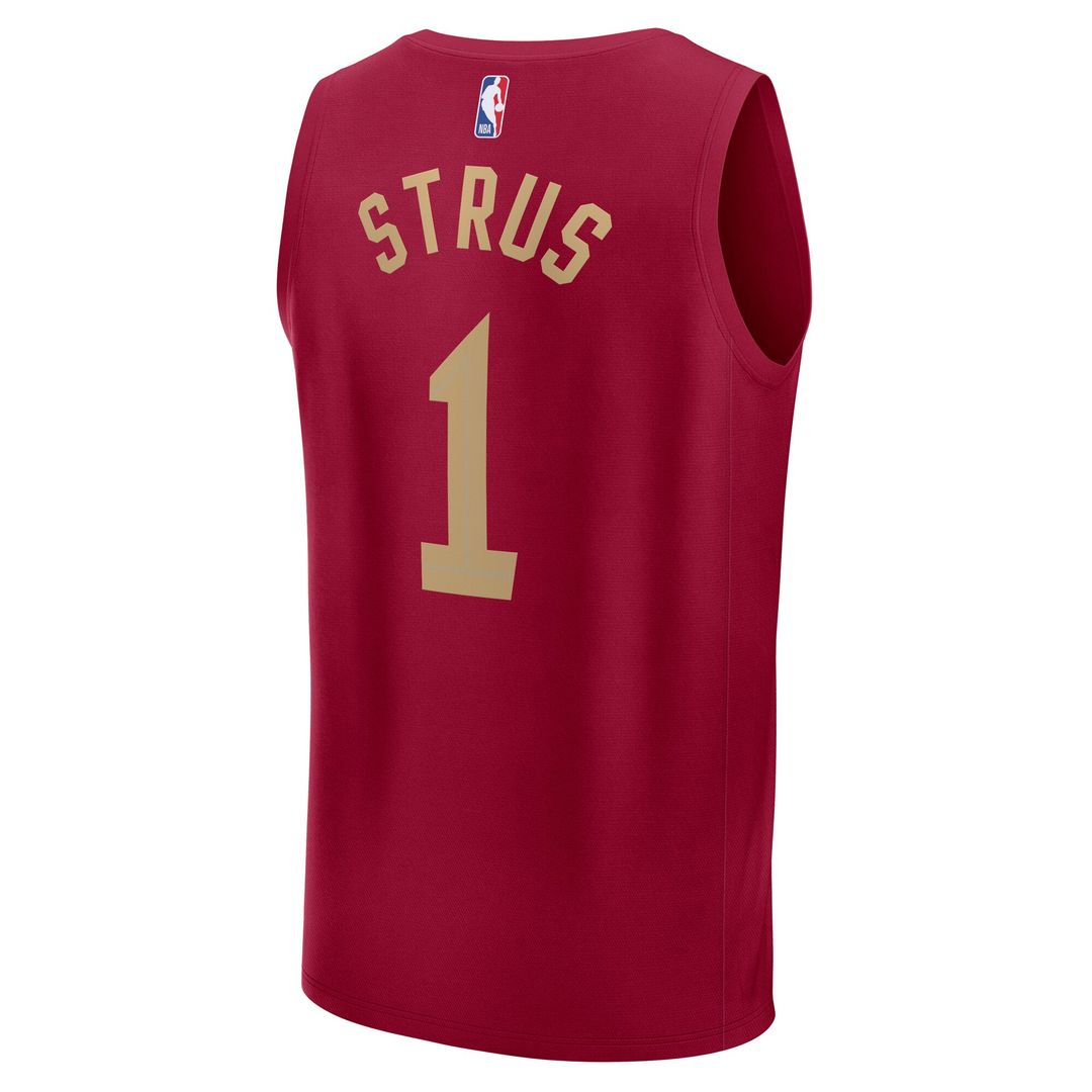 Cleveland Cavaliers Max Strus Fanatics Youth Fast Break Player Jersey - Icon Edition - Wine