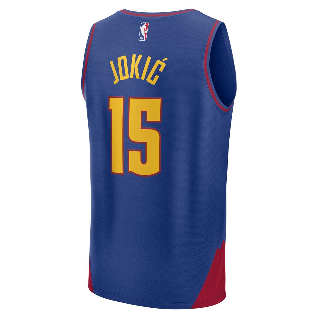 Denver Nuggets Nikola Jokic Fanatics Youth Fast Break Replica Player Jersey - Statement Edition - Blue