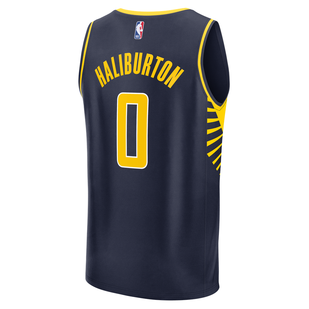Indiana Pacers Tyrese Haliburton Fanatics Youth Fast Break Replica Player Jersey - Navy