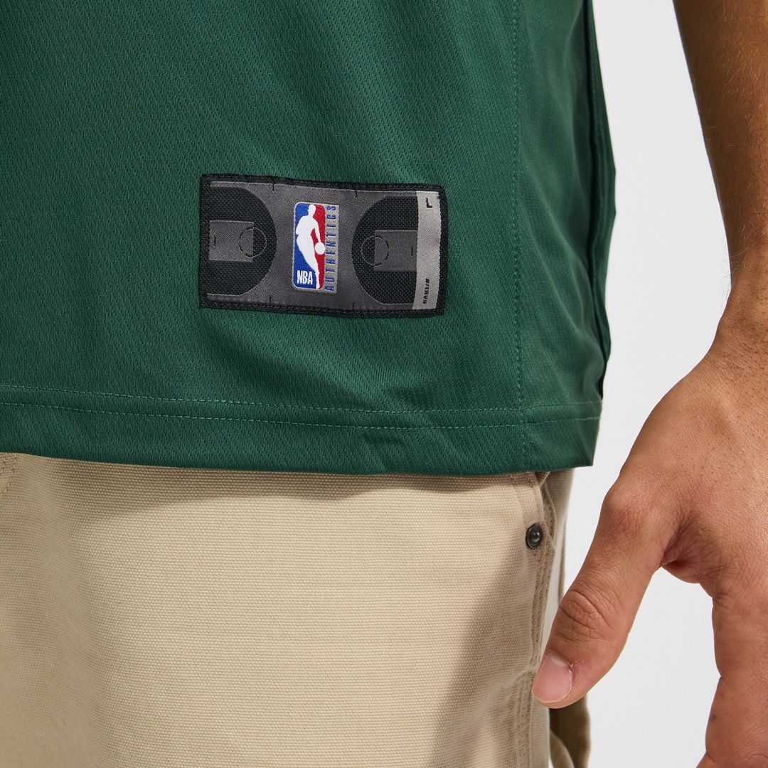 Milwaukee Bucks Giannis Antetokounmpo Fanatics Fast Break Replica Player Jersey - Icon Edition - Hunter Green
