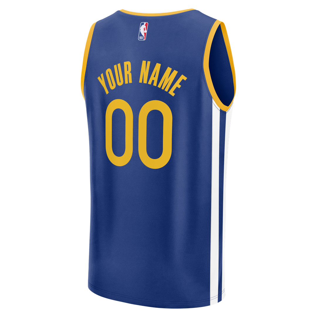 Golden State Warriors Fanatics Fast Break Custom Jersey - Icon Edition - Royal