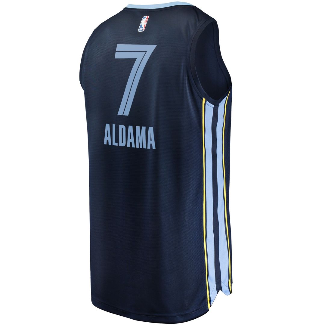 Memphis Grizzlies Santi Aldama Fanatics Fast Break Replica Jersey - Icon Edition - Navy
