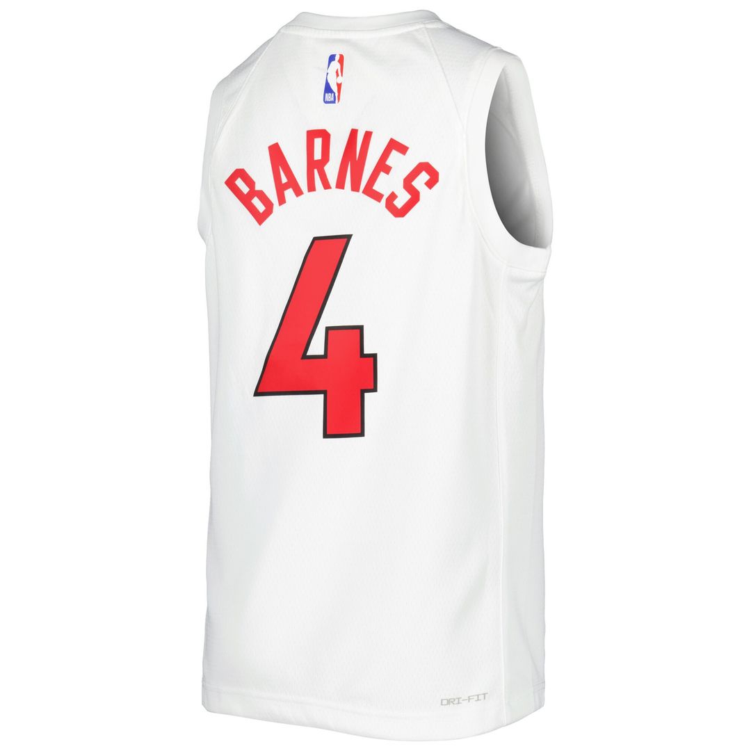 Toronto Raptors Scottie Barnes Nike Youth Swingman Jersey - Icon Edition - Red