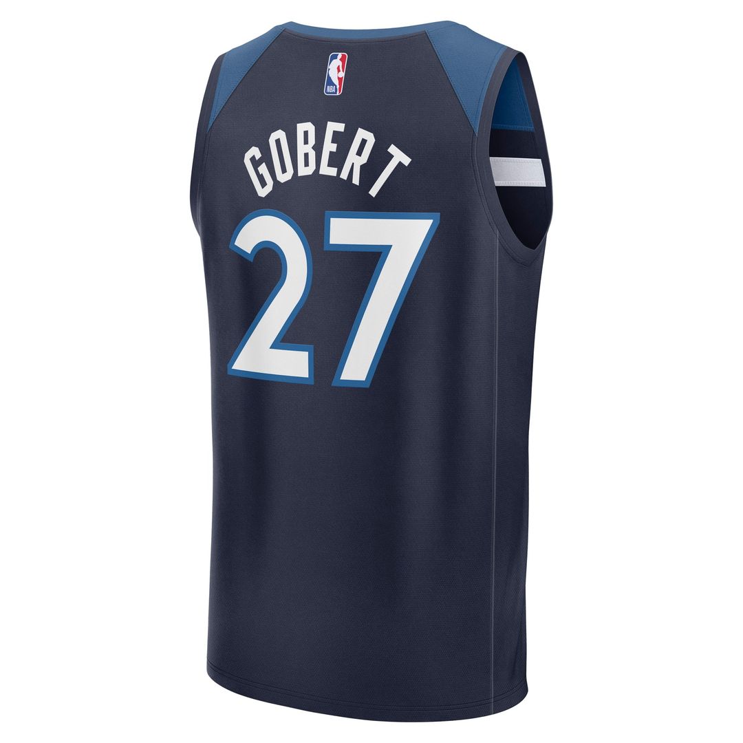 Minnesota Timberwolves Rudy Gobert Fanatics Fast Break Replica Player Jersey - Icon Edition - Navy