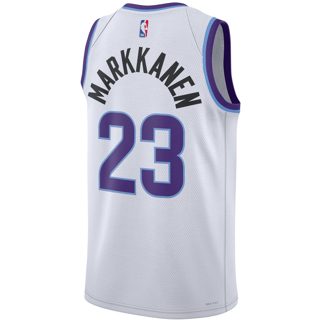 Utah Jazz Lauri Markkanen Nike Unisex Swingman Jersey - Association Edition - White