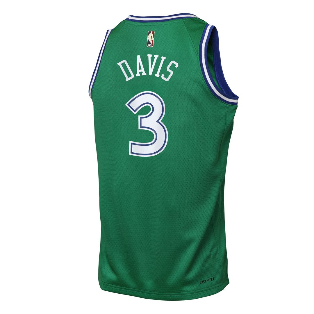 Dallas Mavericks Anthony Davis Nike Youth Swingman Jersey - Classic Edition - Green