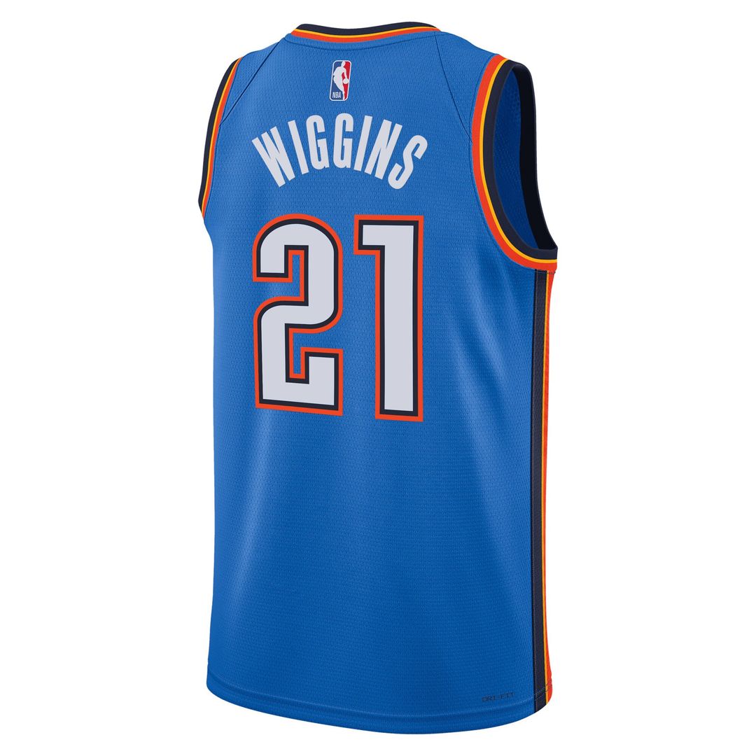 Oklahoma City Thunder Aaron Wiggins Nike Unisex Swingman Jersey - Icon Edition - Blue