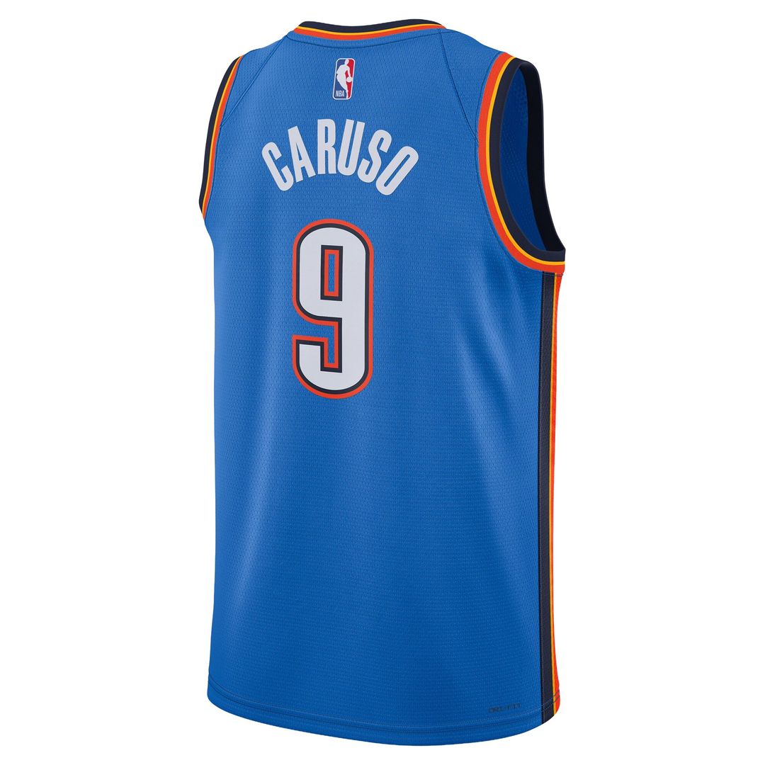 Oklahoma City Thunder Alex Caruso Nike Unisex Swingman Jersey - Icon Edition - Blue