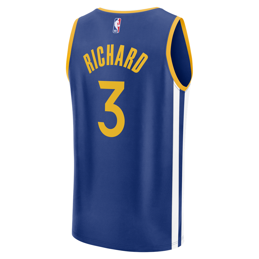 Golden State Warriors Will Richard Fanatics Fast Break Replica Jersey - Blue - Icon Edition
