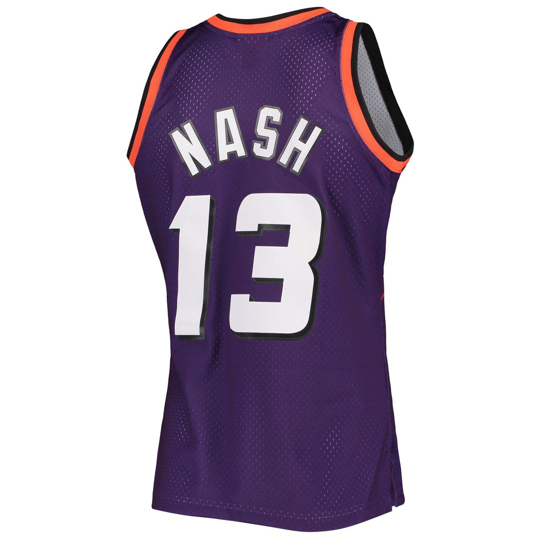 Phoenix Suns Steve Nash Mitchell & Ness 1996/97 Hardwood Classics Swingman Jersey - Purple