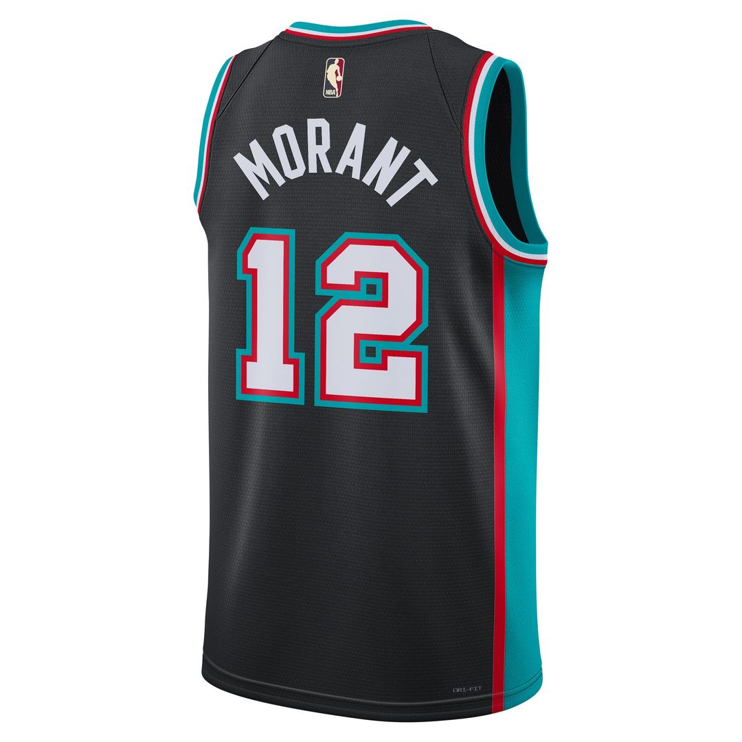 Memphis Grizzlies Ja Morant Nike Unisex Swingman Jersey - Classic Edition - Black