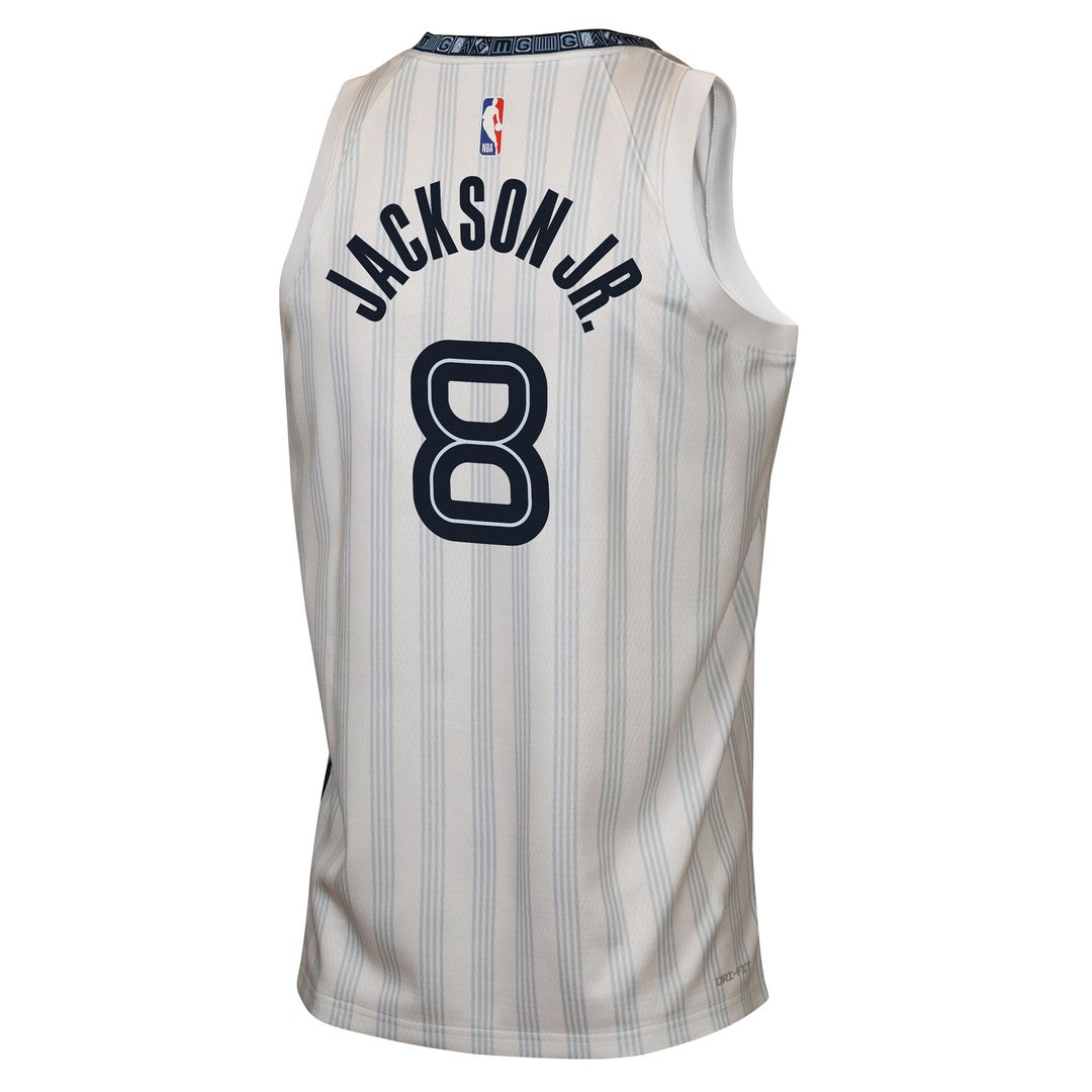 Memphis Grizzlies Jaren Jackson Jr. Nike Youth 2025/26 City Edition Swingman Jersey - White