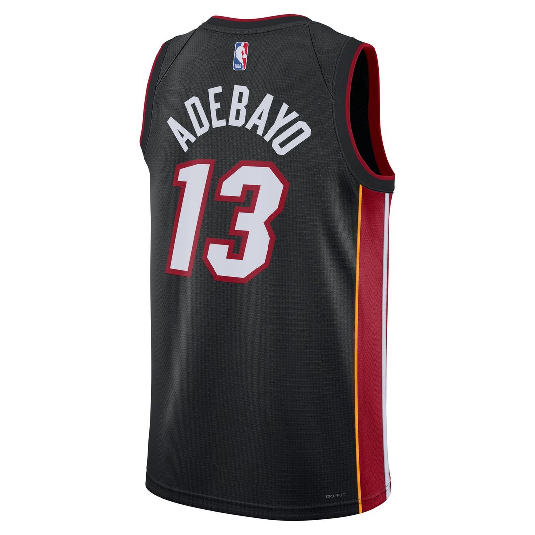 Miami Heat Bam Adebayo Nike Unisex Swingman Jersey - Icon Edition - Black