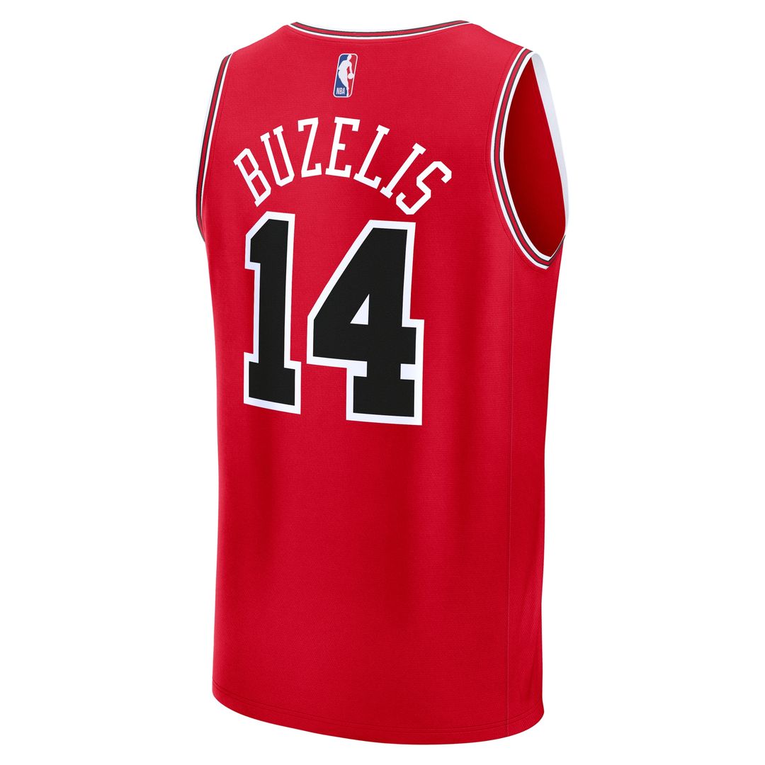 Chicago Bulls Matas Buzelis Fanatics Youth Fast Break Replica Player Jersey - Icon Edition - Red