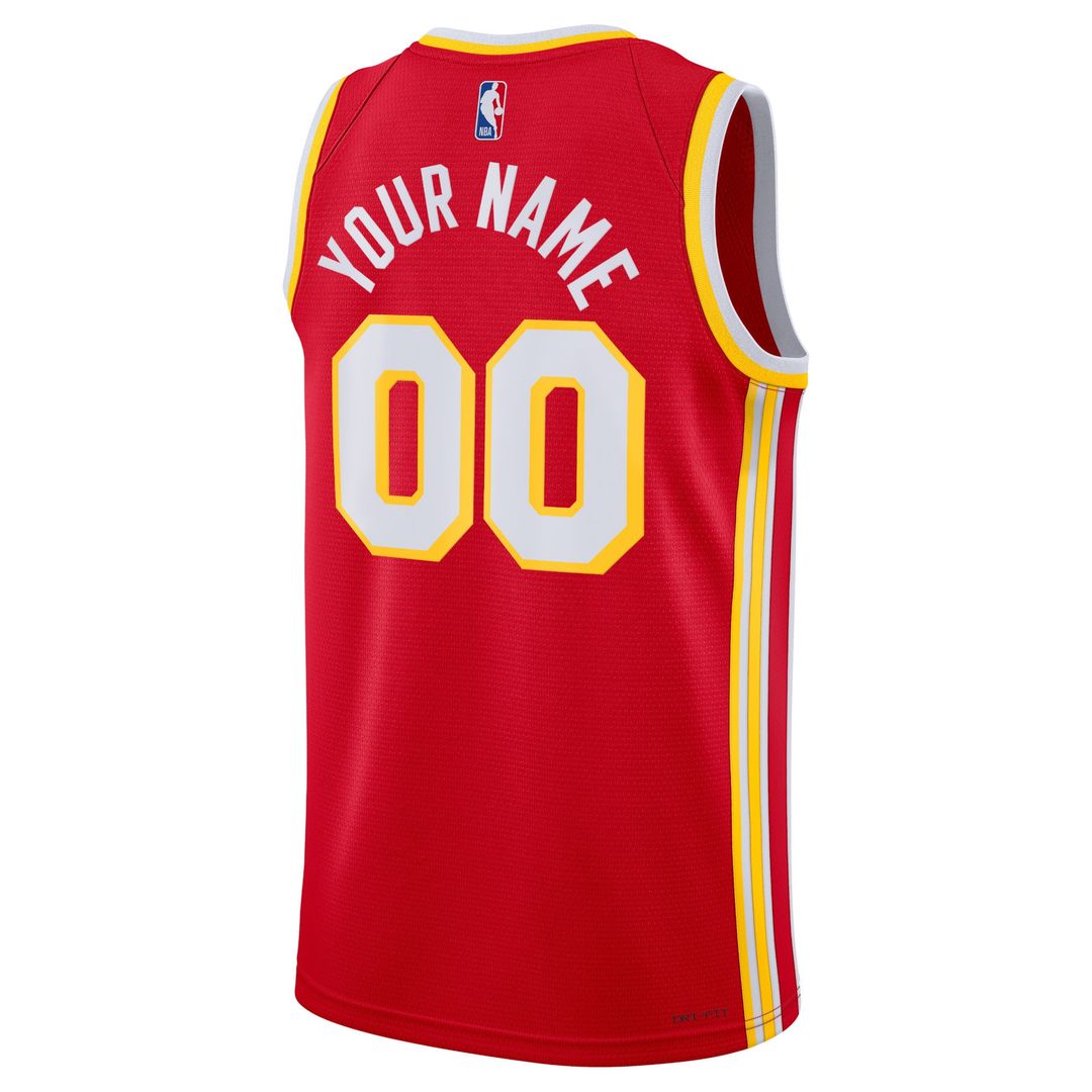 Atlanta Hawks Nike Unisex Swingman Custom Jersey White - Association Edition