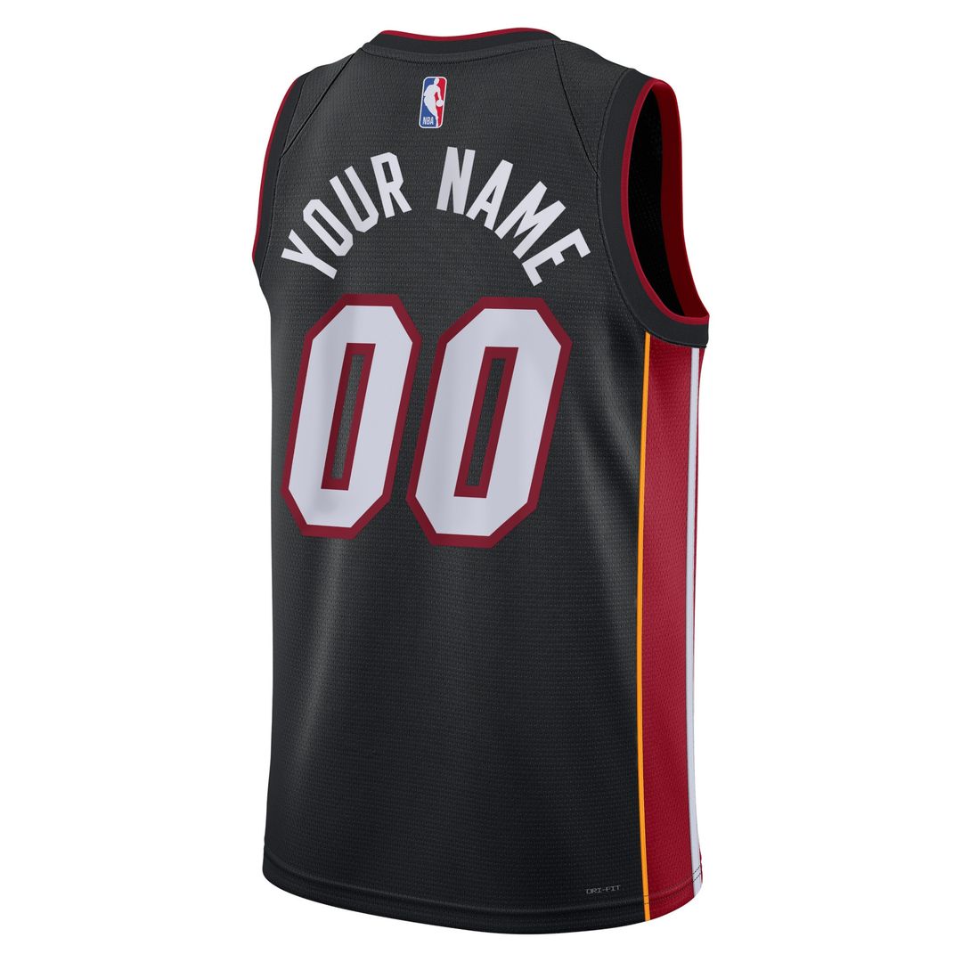 Miami Heat Nike Unisex Swingman Custom Jersey White - Association Edition
