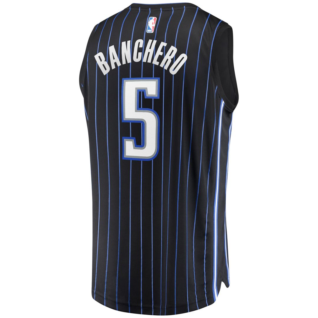 Orlando Magic Paolo Banchero Fanatics Youth Fast Break Player Jersey - Icon Edition - Black