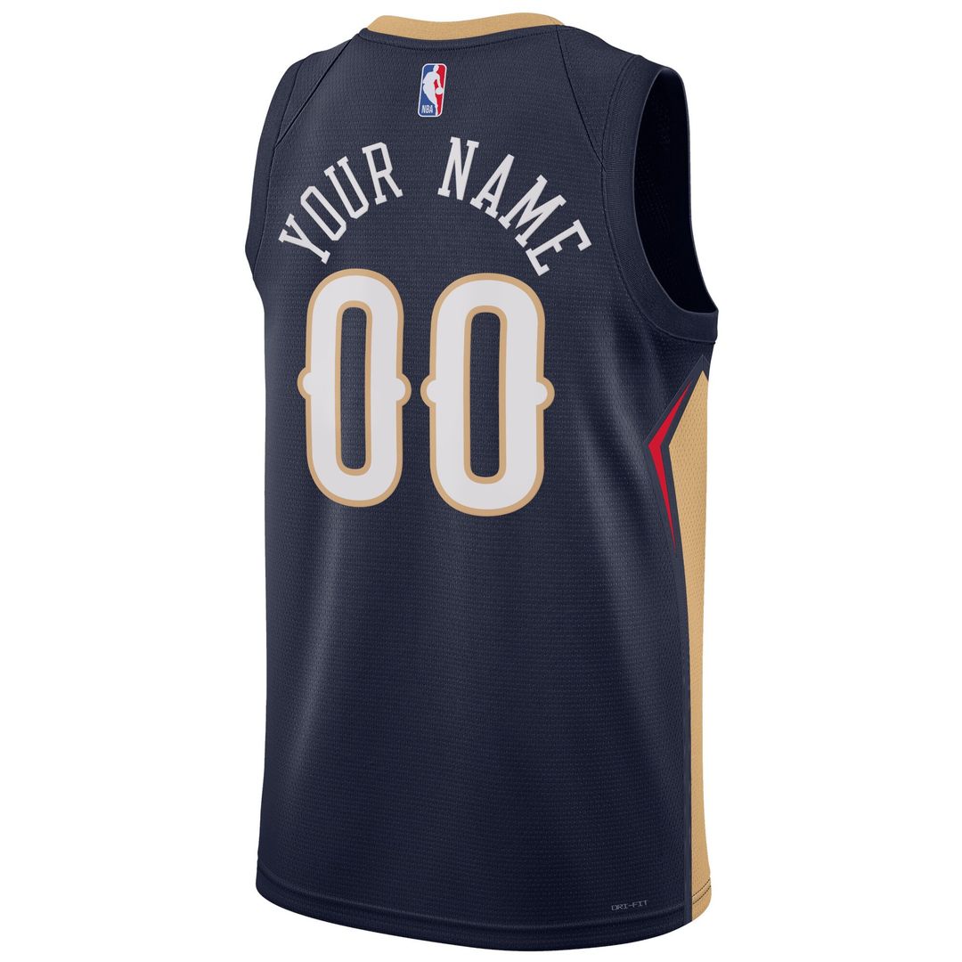 New Orleans Pelicans Nike Unisex Swingman Custom Jersey White - Association Edition