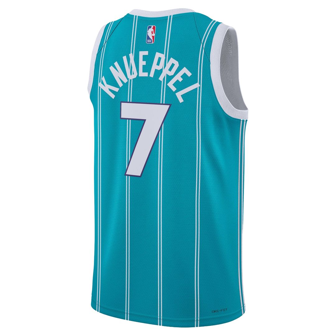 Charlotte Hornets Kon Knueppel Jordan Brand Unisex Swingman Jersey - Icon Edition - Teal
