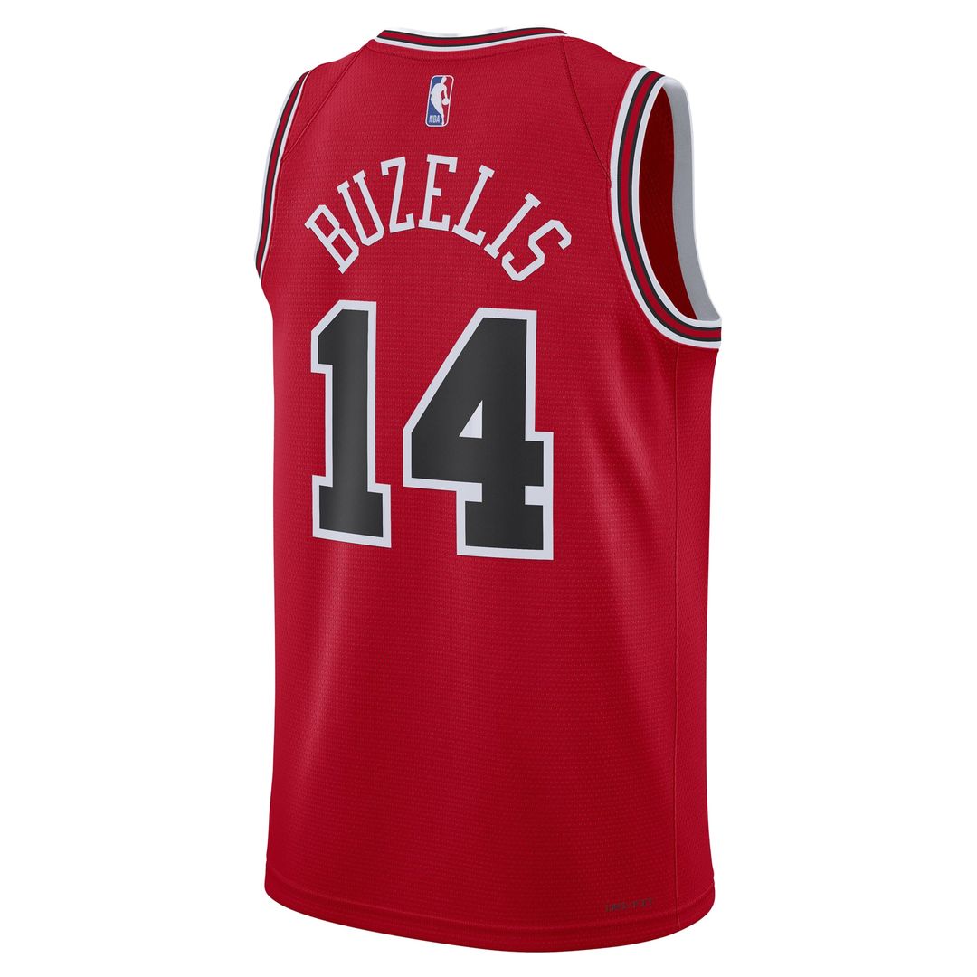 Chicago Bulls Matas Buzelis Nike Unisex Swingman Player Jersey - Icon Edition - Red
