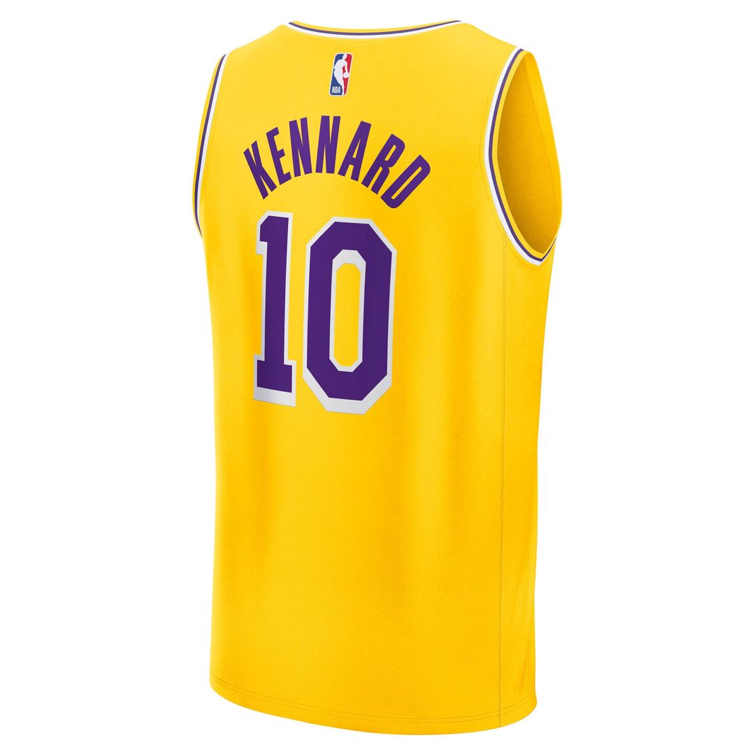 Los Angeles Lakers Luke Kennard Fanatics Fast Break Replica Jersey - Icon Edition - Gold