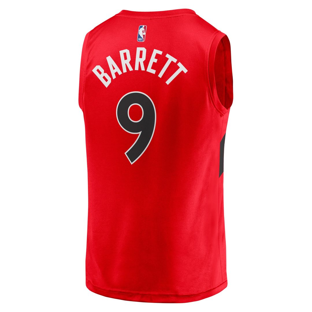 Toronto Raptors RJ Barrett Fanatics Fast Break Player Jersey - Icon Edition - Red