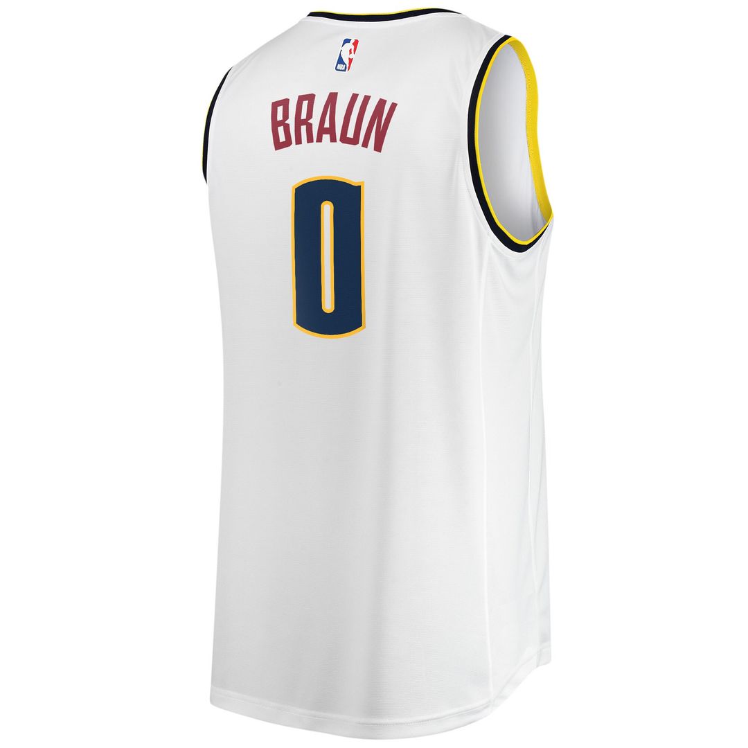 Denver Nuggets Christian Braun Fanatics Fast Break Player Jersey - Association Edition - White