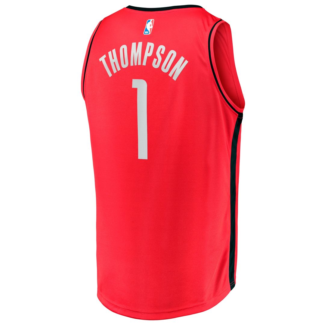 Houston Rockets Amen Thompson Fanatics Youth Fast Break Replica Jersey - Icon Edition - Red