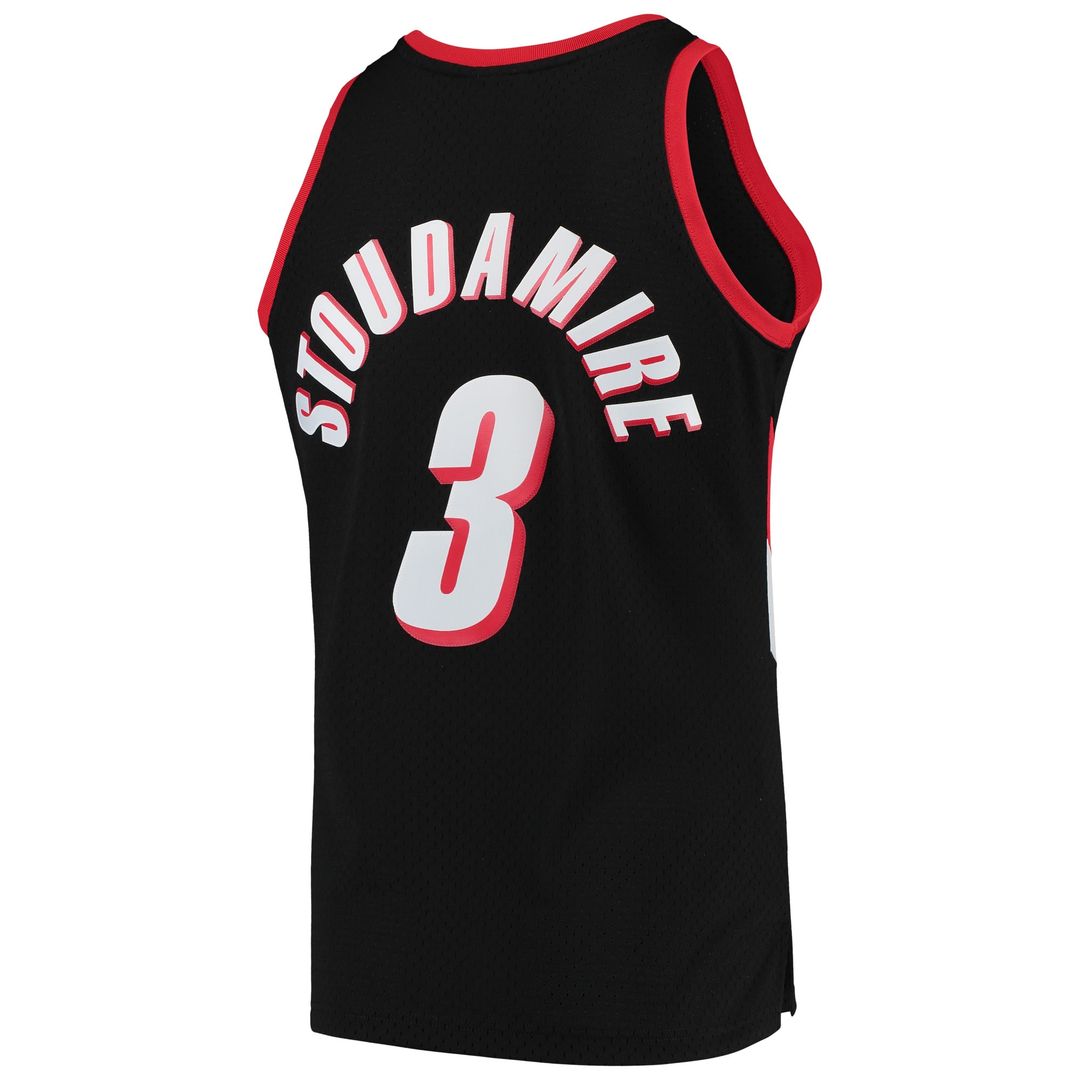 Portland Trail Blazers Damon Stoudamire Mitchell & Ness 1999/00 Hardwood Classics Swingman Jersey - Black