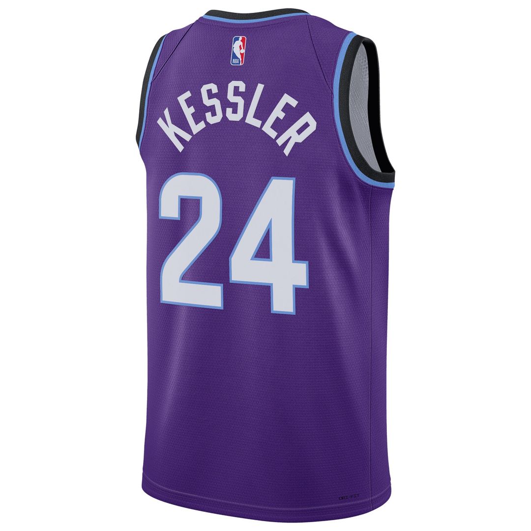 Utah Jazz Walker Kessler Nike Unisex Swingman Jersey - Icon Edition - Purple