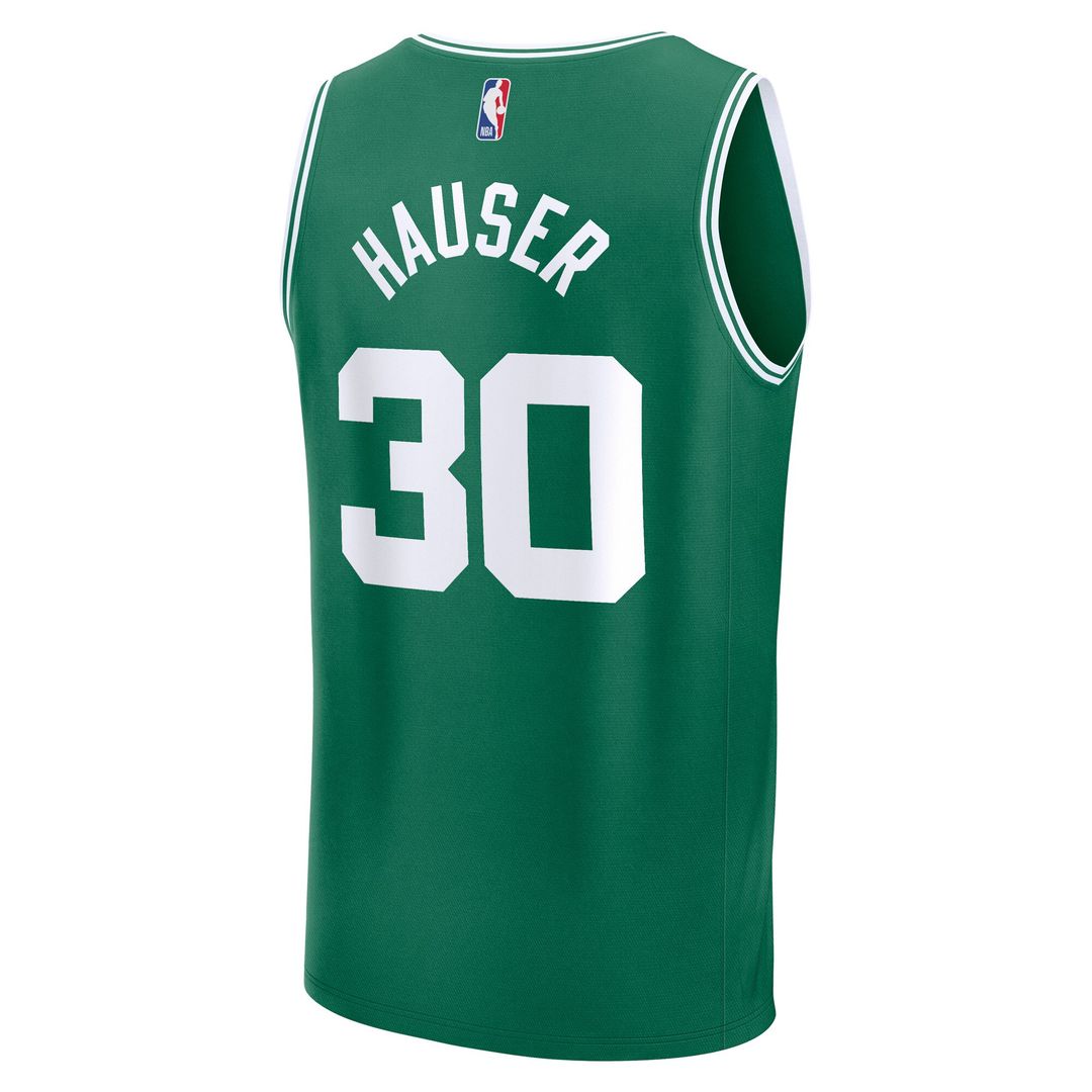 Boston Celtics Sam Hauser Fanatics Fast Break Replica Player Jersey - Icon Edition - Kelly Green