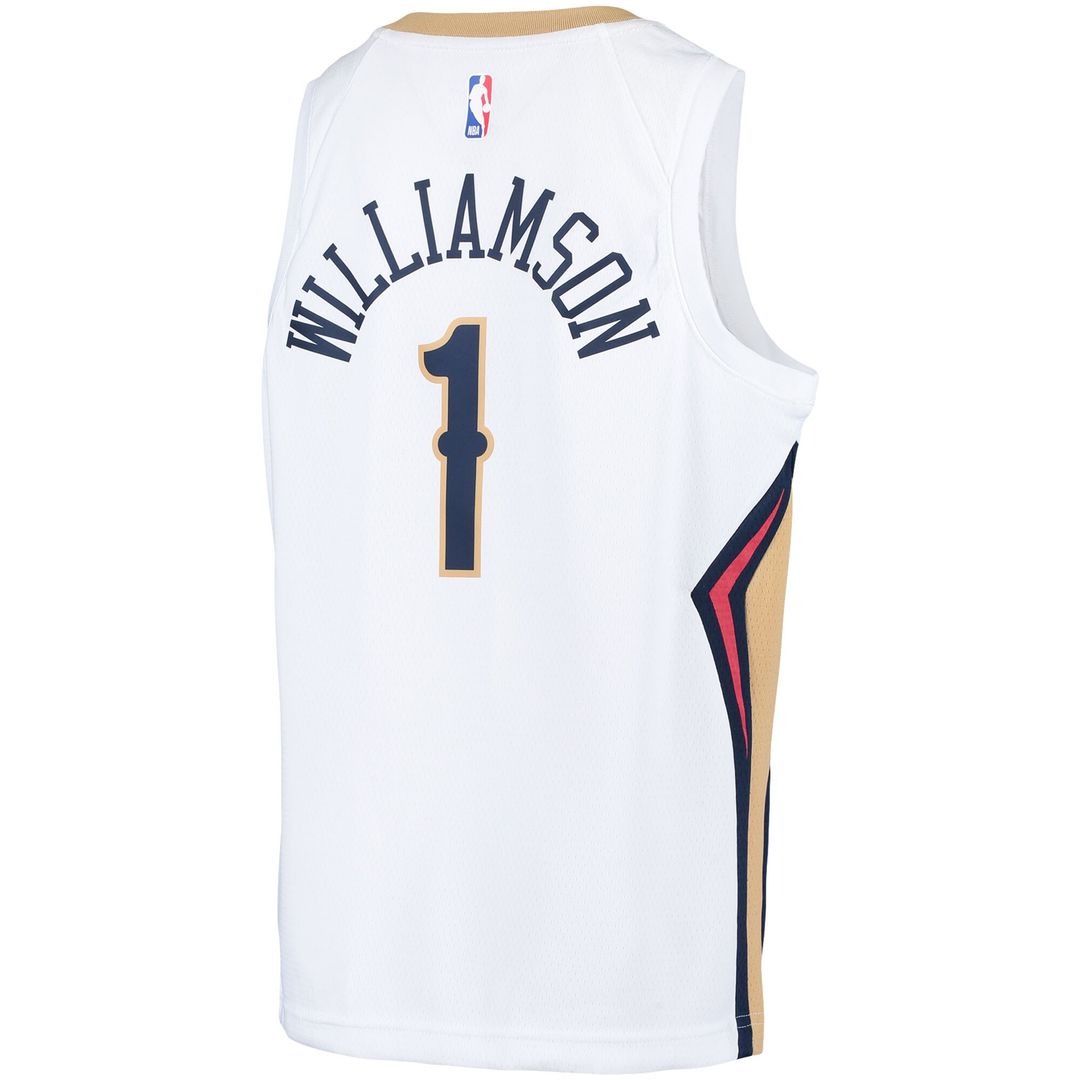 New Orleans Pelicans Zion Williamson Nike Youth Swingman Player Jersey - Association Edition - White