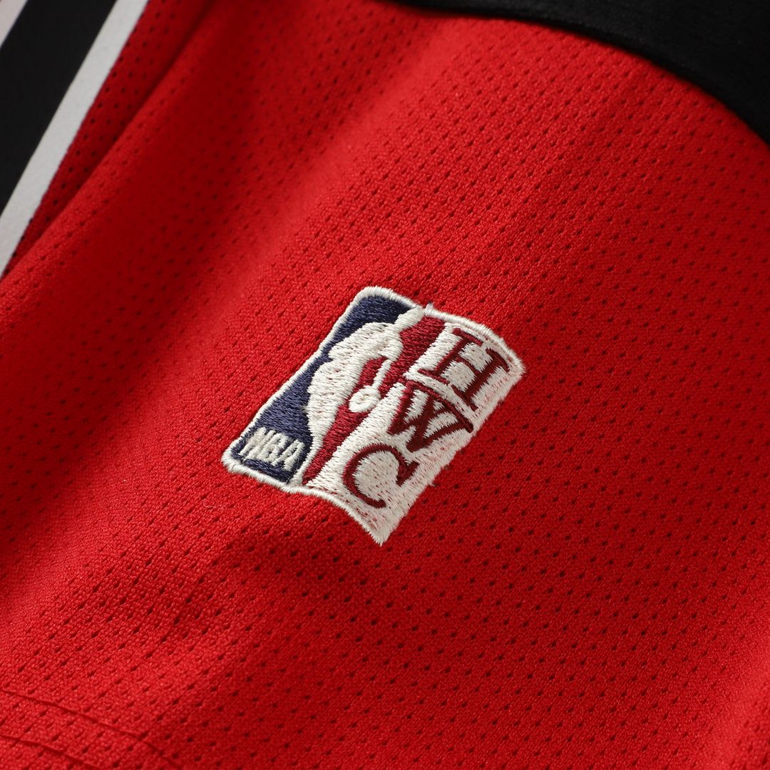 Chicago Bulls Dennis Rodman Mitchell & Ness Big & Tall NBA Hockey Jersey - Red