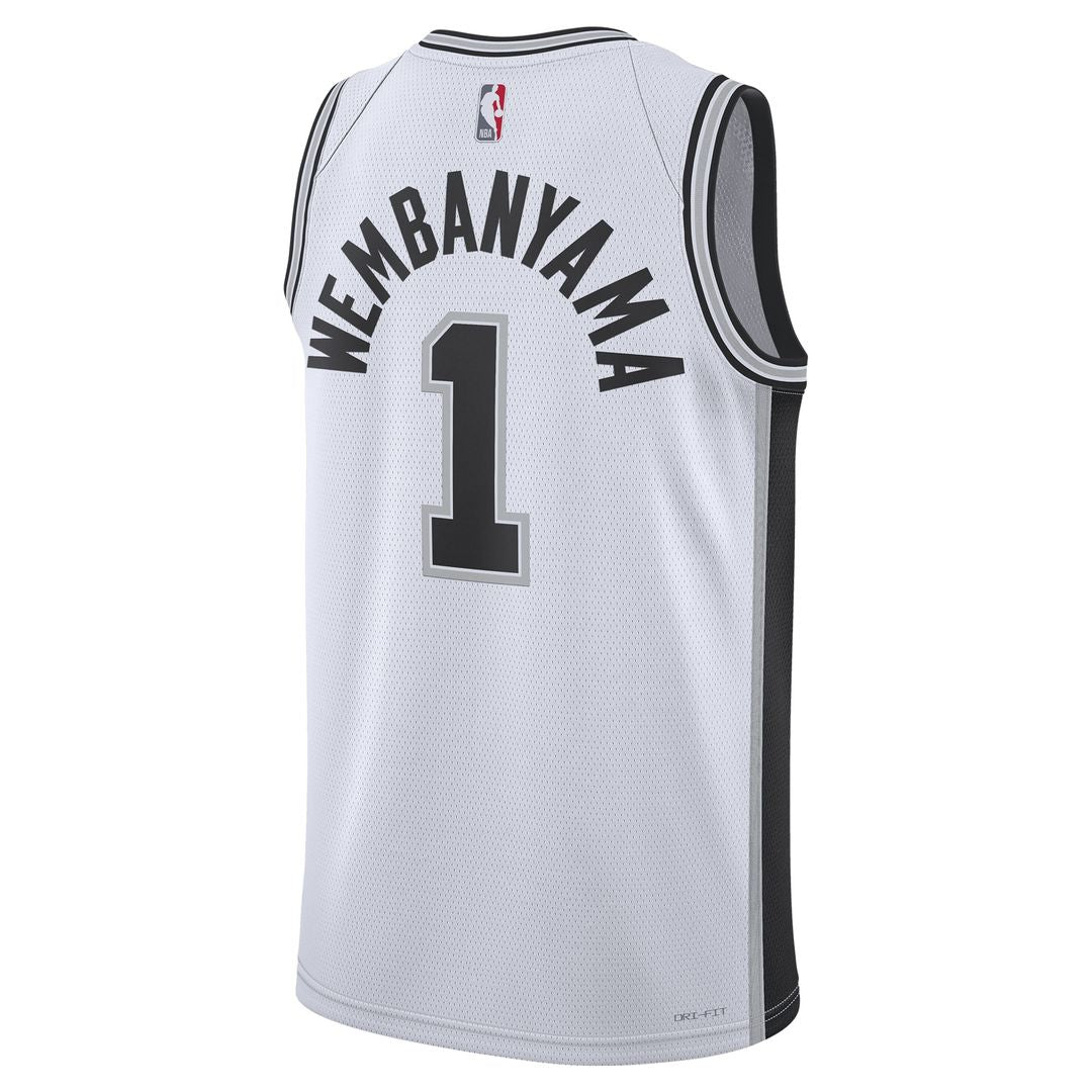 San Antonio Spurs Victor Wembanyama Nike Unisex Swingman Jersey - Association Edition - White