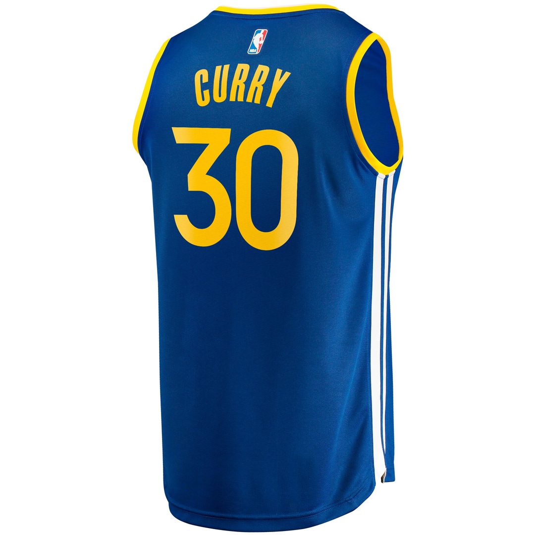 Golden State Warriors Stephen Curry Fanatics Big & Tall Fast Break Player Jersey - Royal - Icon Edition