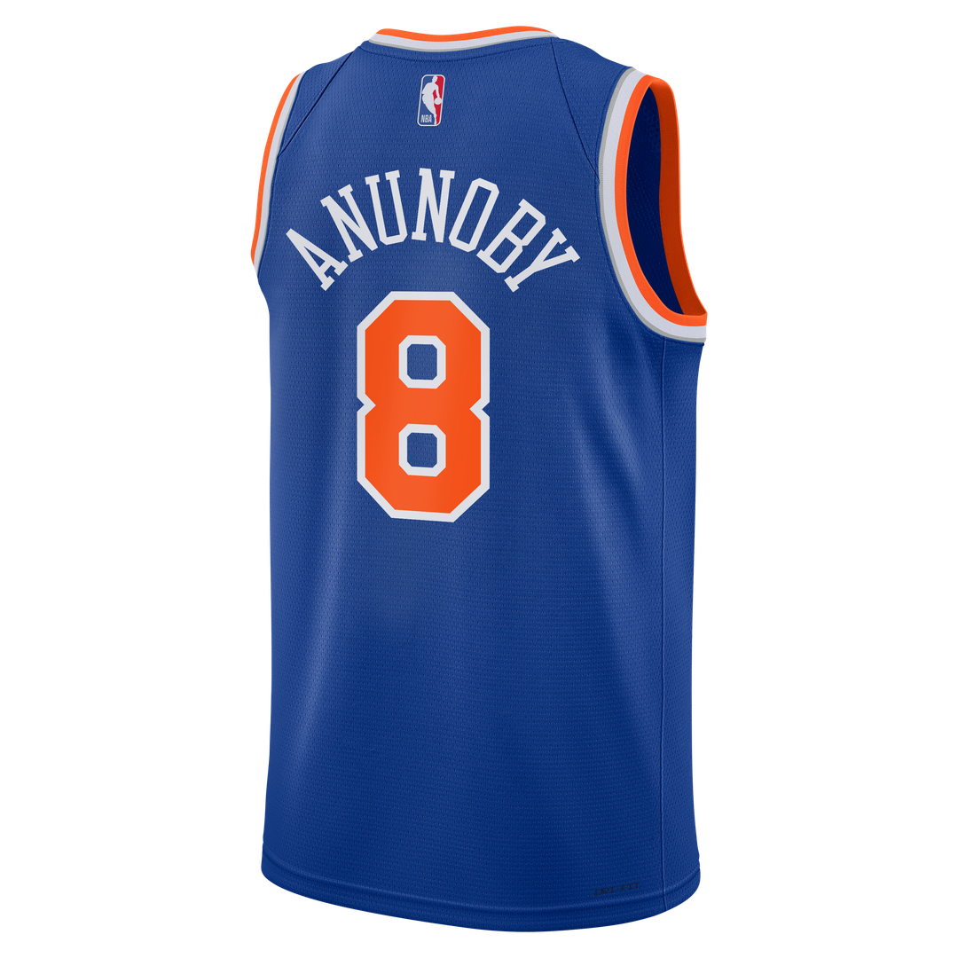 New York Knicks OG Anunoby Nike Youth Swingman Jersey - Icon Edition - Blue