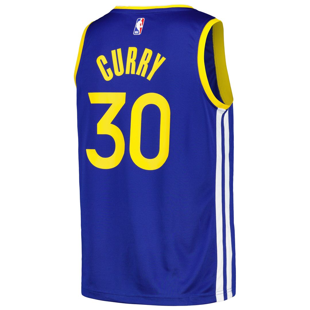 Golden State Warriors Stephen Curry Fanatics Fast Break Player Badge Jersey - Royal